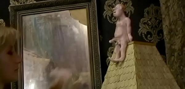  Odette Delacroix Giantess Sits Naked on Little Man